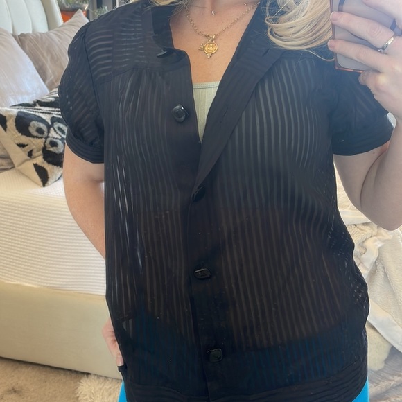 Lewis Cho silk Button-Up Shirt - Picture 8 of 8